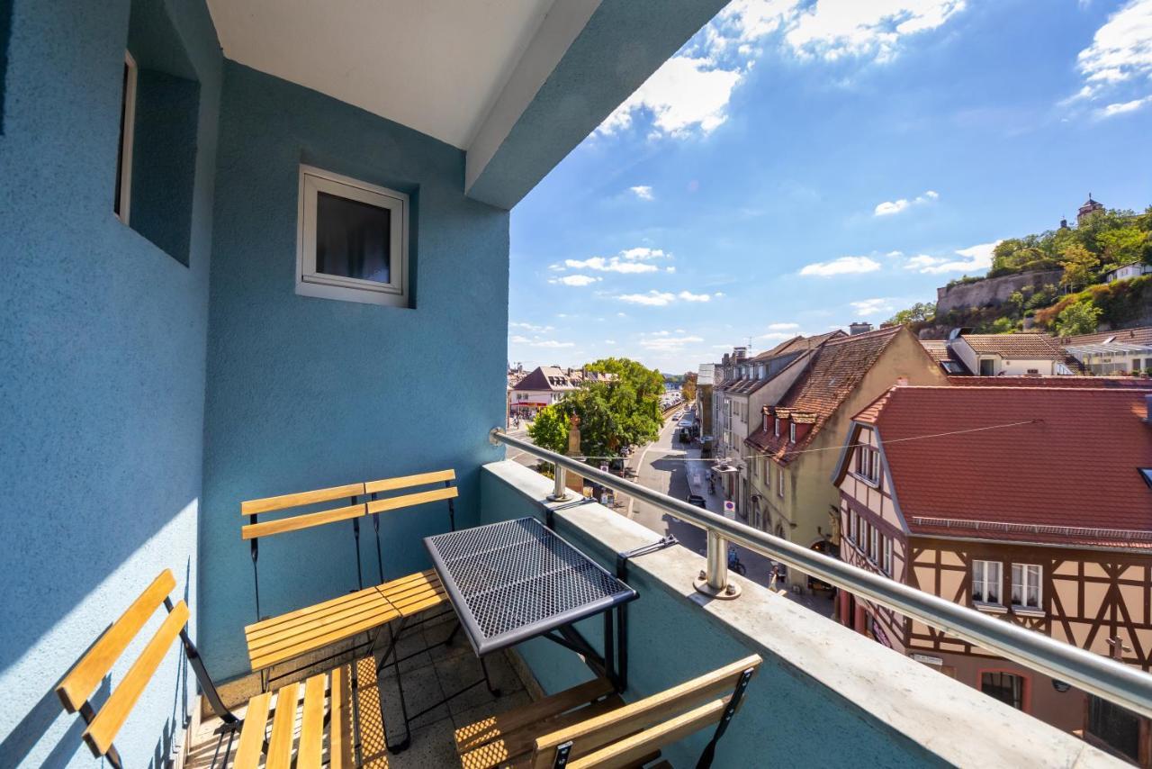 Apartment Mit Balkon Und Festungsblick Würzburg Kültér fotó